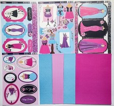 8 x A4 Kanban 'Dress Like A Diva' - 4 Die-cut Toppers & 4 Backing Card - (885)