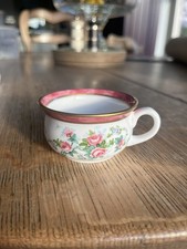 SPODE Treasures MINIATURE CHAMBER POT Bone China Pink White Floral - BOXED