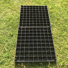 40 x Black Heavy Duty Grass