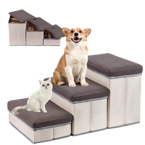 Foldable dog stairs - dog, step