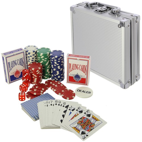 Full poker set 100pc - full,