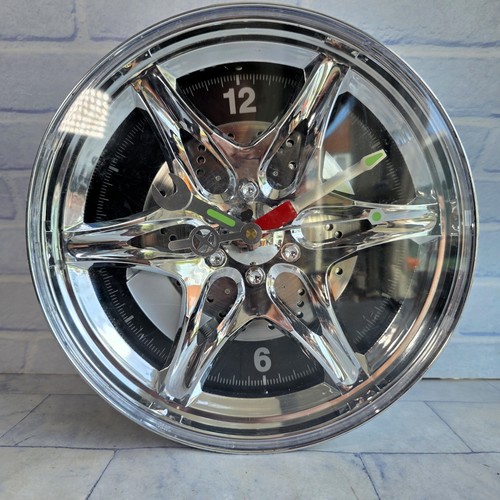 Alloy wheel clock led - wheel, light