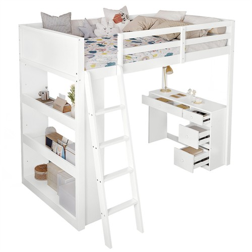 Single pinewood loft - pinewood, bed