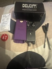 Delkim TXi D Purple Carp Alarm With Snag Ears Coloured Case And Box