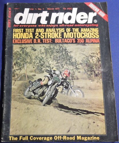 Dirt rider magazine march 1973 - dirt,