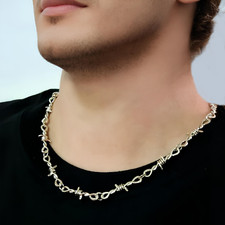 Barbed Wire Necklace Pendant
