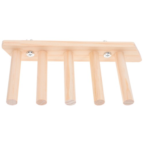 Beige wooden cat - beige,