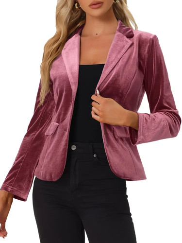 Allegra womens velvet blazer - k,