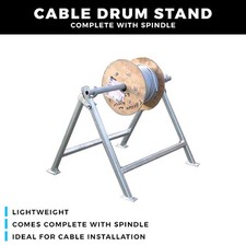 Lightweight Cable Drum Stand Complete with Spindle Small Cable Drums to 700mm