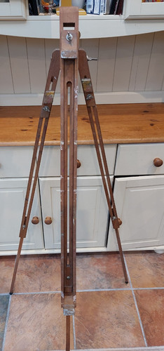 Vintage folding wooden