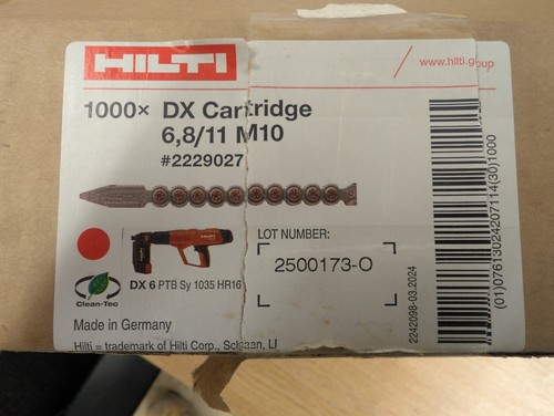 Hilti cartridge 11 - 6.8/11, m10