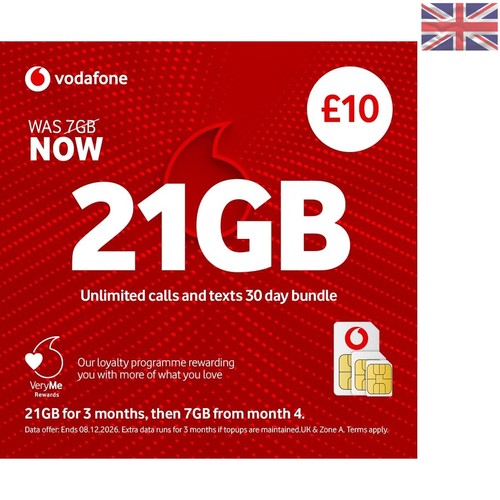 Vodafone pay you sim - you, go