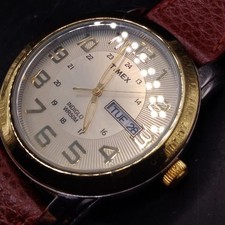 Mens Timex Day Date Wristwatch
