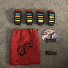 BUZZ PS3 WIRELESS BUZZERS X4