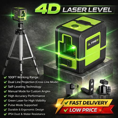 Lines laser level - 4d, 360°