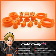 Ford Fiesta Mk2 Front & Rear Suspension Bush Kit in Poly Polyurethane - FloFlex