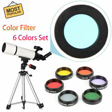 For Celestron Orion Telescope Color Filter Set 1.25" Moon Nebula Planet 6x