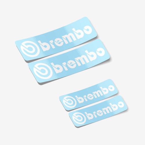 Brembo brake caliper stickers - brembo,