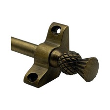 Set of 13 | Stair Carpet Rods | TowerFinial - Antique Brass | Runners Up To 70cm