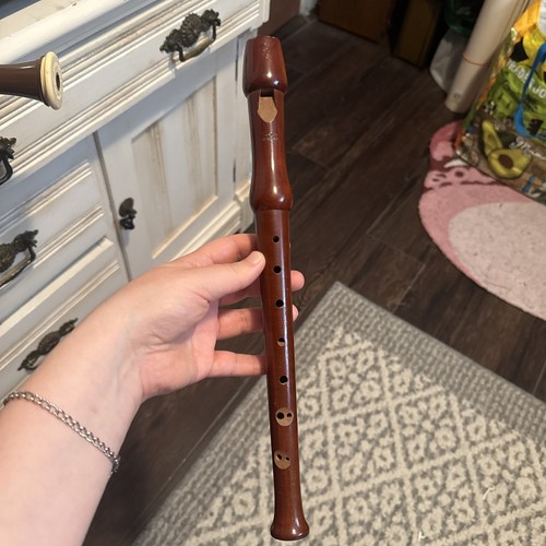 Vintage sonata wooden recorder - vintage,