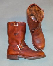 Red Wing Shoes 2991 engineer boots in brown. Made in USA. Size US 8, UK 7, EU 41