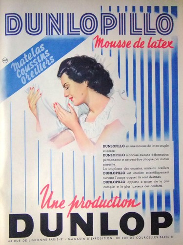 1953 dunlopillo latex foam - 1953,