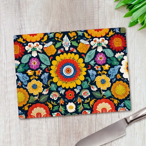 Mexican spanish flower pattern - spanish,