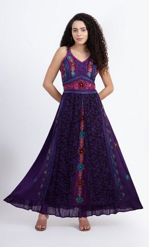 Maxi dress medieval rayon - maxi,