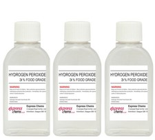 HYDROGEN PEROXIDE FOOD GRADE 3%, 6%, 9%, 11.99%, 35ml, 100ml, 250ml, 24H  POST