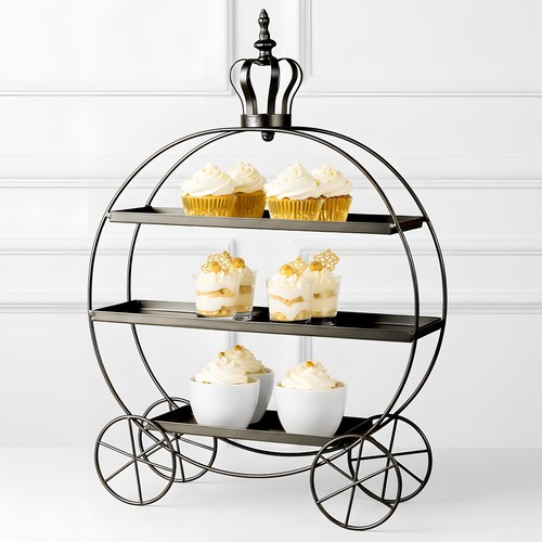 Tier dessert display cart - dessert,