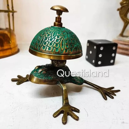 Vintage frog brass handmade - frog,
