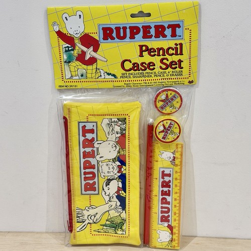 Vintage rupert bear - vintage, pencil