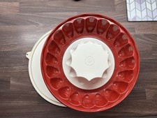 Tupperware Red Jelly Mould