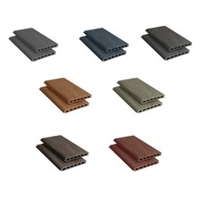 Tuda Grass 1.8m WPC Composite Tongue & Groove Woodgrain Fencing Boards Garden