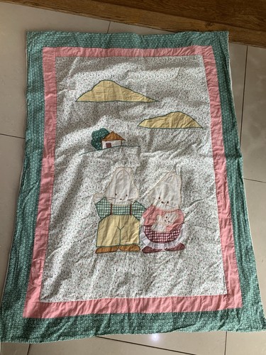Handmade vintage cot - cot, quilt