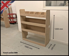 FORD TRANSIT CUSTOM VAN RACKING - STORAGE - SHELVING FOR SWB L1 FITS BOTH SIDES