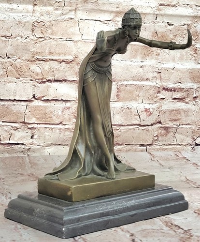 Signed chiparus bronze - d.h, chiparus,