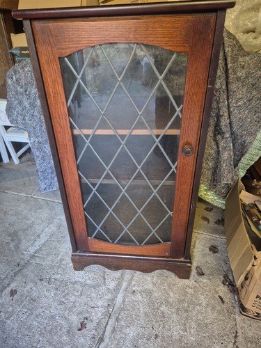 Oak glazed door stereo - oak,,