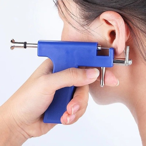 Ear piercing gun - ear,