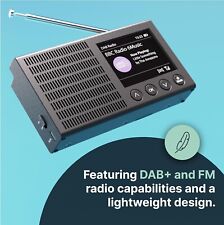 Cordless Radio DAB+, FM, BT, USB, Headphone Jack, Portable, Majority Eddington, TESTED