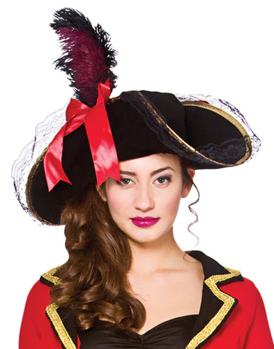 Adult ladies black pirate - ladies,