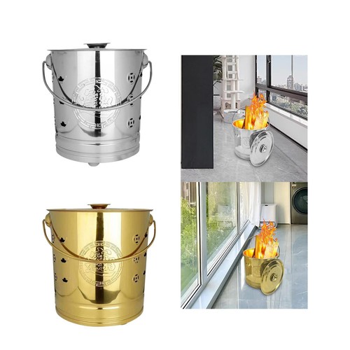 Burning bucket for - , garden