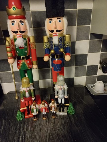 Wooden nutcracker soldiers - wooden,