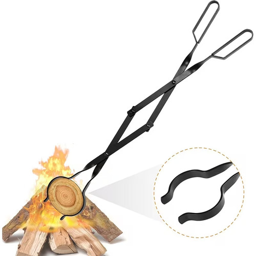 Long fire tongs fireplace - tongs,,