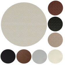 ROUND Table Protector Heat Resistant Grey Cream, Black, Beige, Brown, Heavy Duty