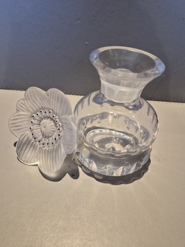 Lalique fleur anemone - lalique, crystal