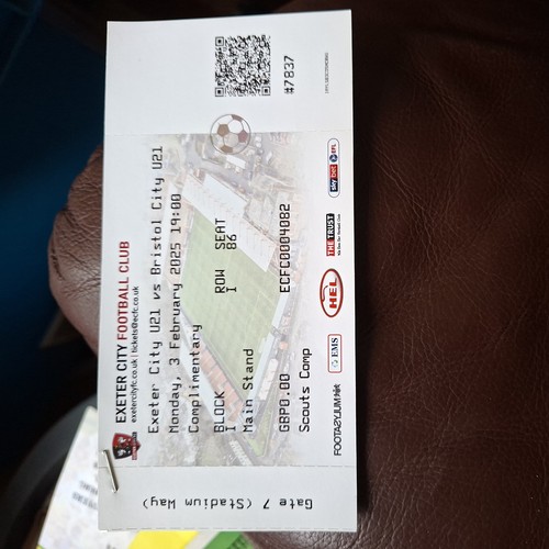 2025 exeter city u21 - city, v