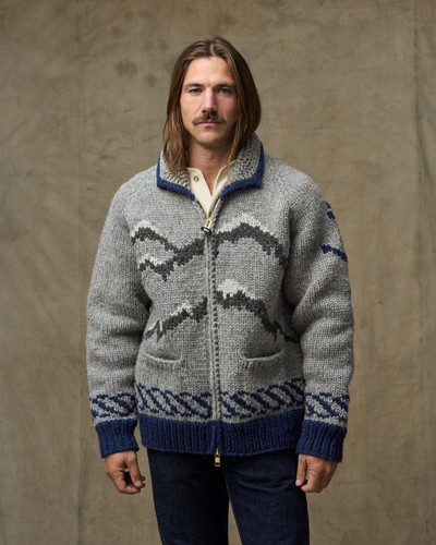Filson hand made wool sweater - hand,