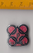 Vintage enamel PERKINS DIESEL ENGINE Logo badge pin Truck Lorry J Fray