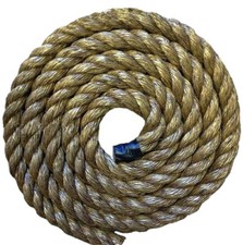 15MTS x 32MM THICK GRADE 1 MANILA DECKING ROPE FOR GARDEN & DECKING ROPE, AREAS